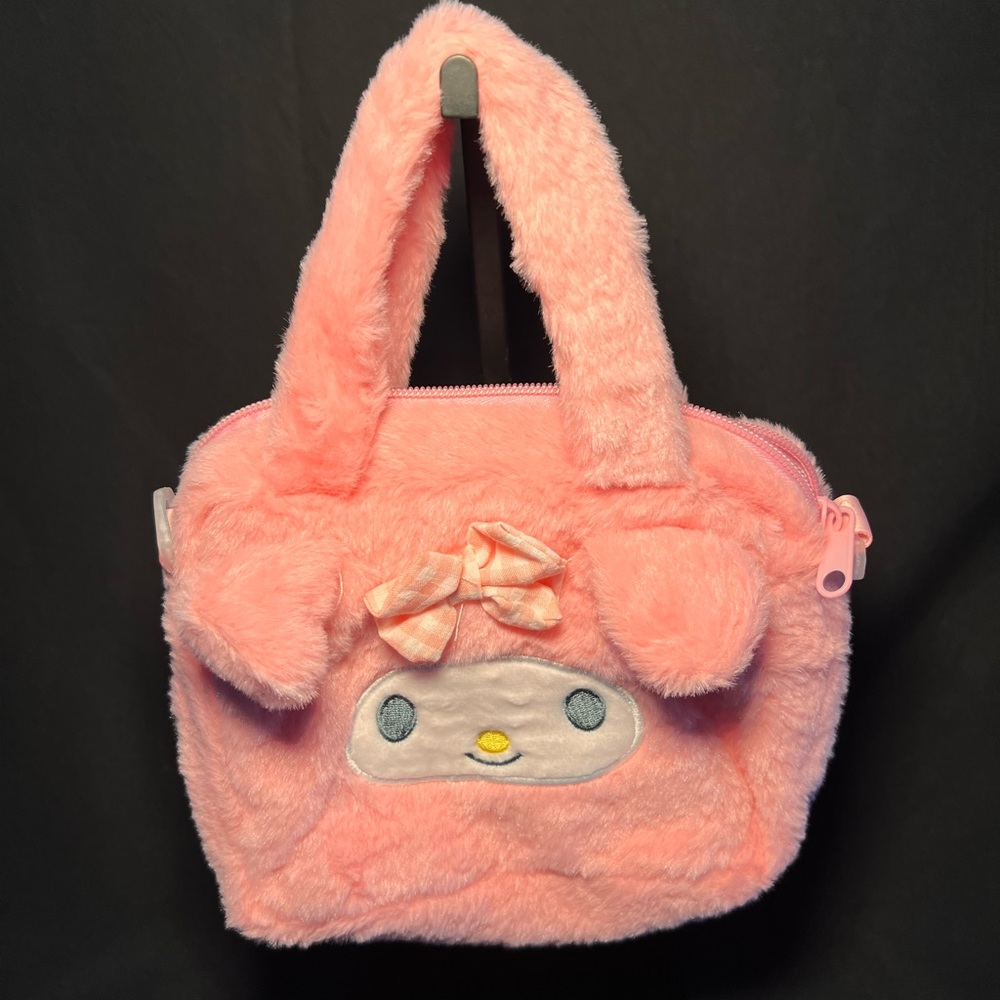 Kawaii Pink Plush Character Bag My Melody Inspired Pastel Crossbody & Tote (NWT)